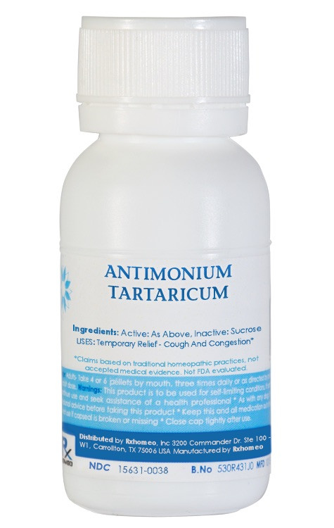 Antimonium Tartaricum Homeopathic Remedy