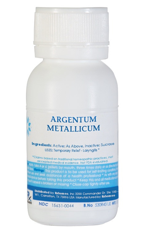 Argentum Metallicum Homeopathic Remedy
