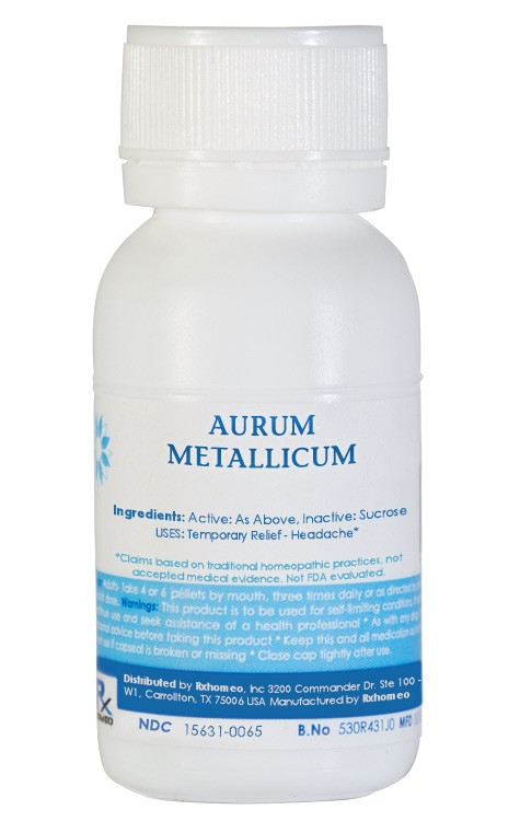 Aurum Metallicum Homeopathic Remedy