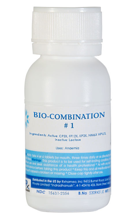 Bio-Combination 1: Anaemia Homeopathic Remedy