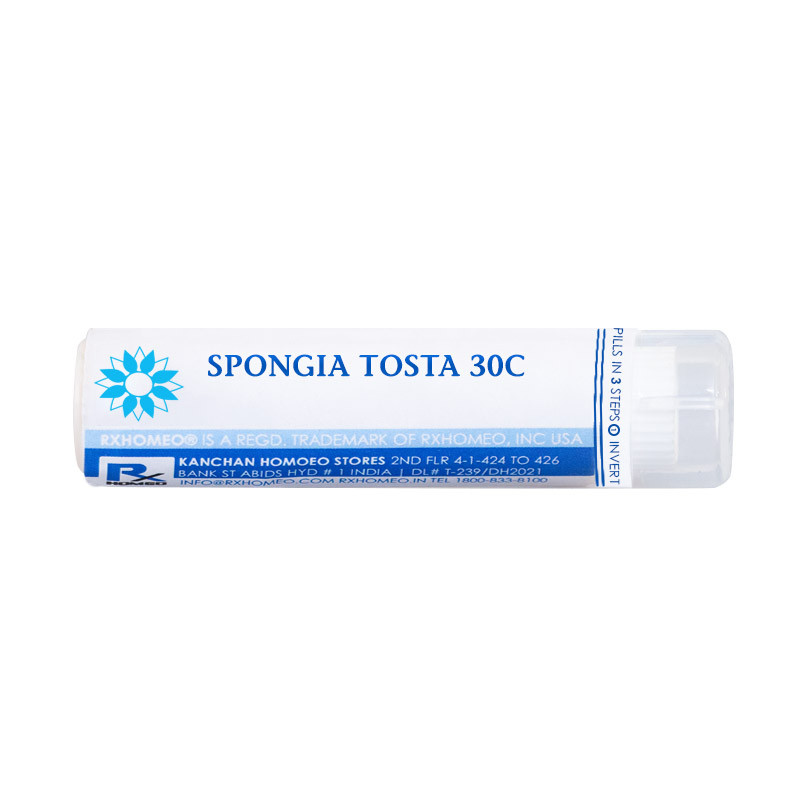 Spongia Tosta Homeopathic Remedy