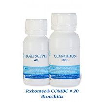 Rxhomeo COMBO # 20 - Bronchitis