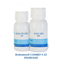 Rxhomeo COMBO # 22 - Psoriasis
