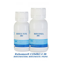 Rxhomeo COMBO # 38 - Rheumatic Pains; Rheumatism