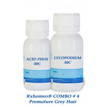 Rxhomeo COMBO # 4 - Premature Grey Hair