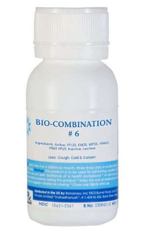 Bio-Combination # 6 - Cough, Cold & Catarrh